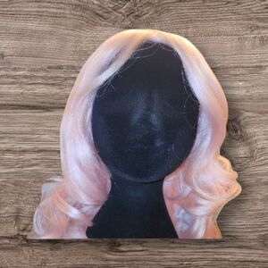 Elegant Pink Women's Wig